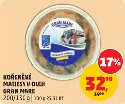 Penny Market Gran Mare kořeněné matjesy v oleji nabídka
