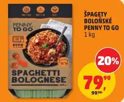 Penny Market Penny spaghetti bolognese nabídka