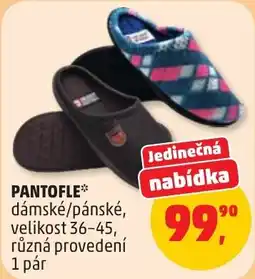 Penny Market Pantofle dámské/pánské nabídka