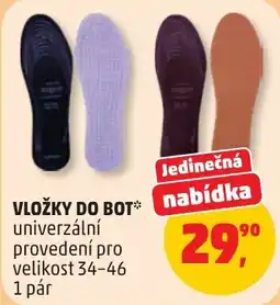 Penny Market Vložky do bot* nabídka
