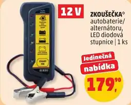 Penny Market Zkoušěčka autobaterie/alternátoru nabídka