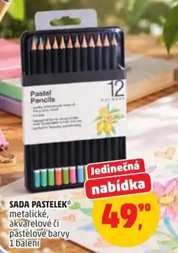 Penny Market Sada pastelek metalické, akvarelové či pastelové barvy nabídka