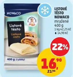 Penny Market Nowaco listové těsto nabídka
