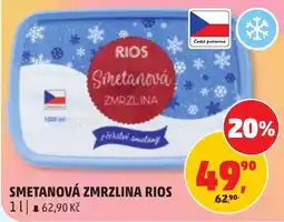 Penny Market Rios smetanová zmrzlina nabídka