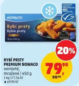 Penny Market Nowaco rybí prsty nabídka