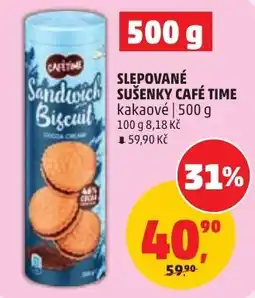 Penny Market Cafetime slepované sušenky kakaové nabídka