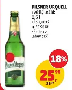 Penny Market Pilsner Urquell světlý ležák nabídka