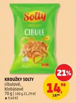 Penny Market Kroužky Solly cibulové, klobášové nabídka