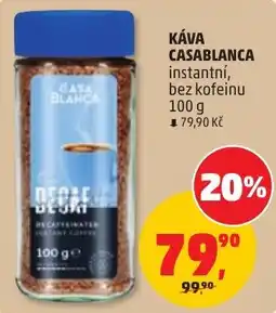 Penny Market Casa Blanca káva instantní bez kofeinu nabídka