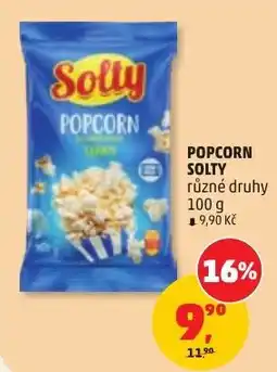 Penny Market Solly popcorn nabídka