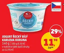 Penny Market Karlová Koruna řecký bílý jogurt nabídka