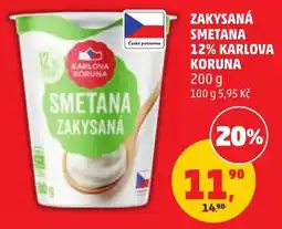 Penny Market Karlová Koruna smetana zakysaná nabídka