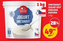 Penny Market Karlová Koruna jogurt smetanový nabídka