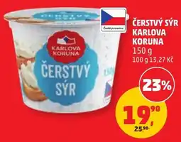 Penny Market Karlová Koruna čerstvý sýr nabídka