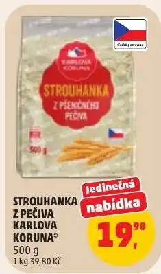 Penny Market Karlová koruna strouhanka z pečiva nabídka
