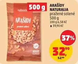 Penny Market Naturalia arašidy pražené solené nabídka