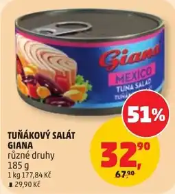 Penny Market Giana tuňákový salát nabídka