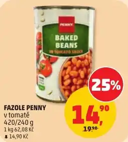 Penny Market Penny fazole v tomatě nabídka