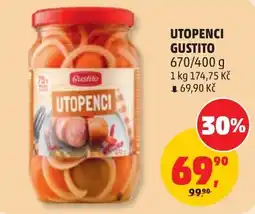 Penny Market Gustito utopenci nabídka