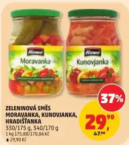 Penny Market Hama zeleninová směs moravanka, kunovjanka, hradišťanka nabídka