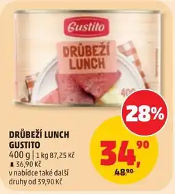 Penny Market Gustito drůbeží lunch nabídka