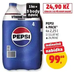 Penny Market Pepsi 4 pack nabídka