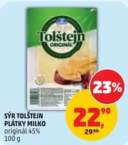 Penny Market Tolštejn plátky milko originál 45% nabídka