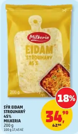 Penny Market Milkeria sýr eidam strouhaný 45% nabídka