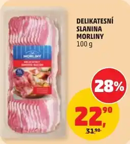 Penny Market Morliny delikatesní slanina nabídka
