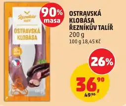 Penny Market Reznikuv ostravská klobása nabídka