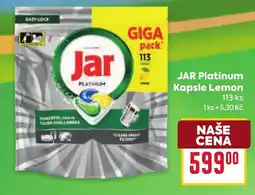 Billa Jar Platinum Kapsle Lemon nabídka