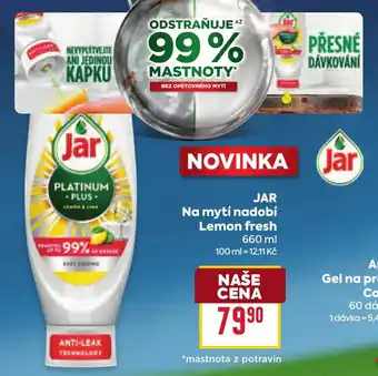 Jar na mytí nadobí lemon fresh