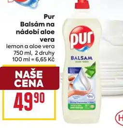 Billa Pur balsám na nádobí aloe vera nabídka