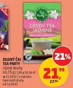 Penny Market Tea Party Green Tea Jasmine nabídka