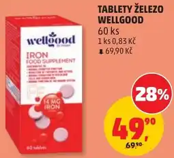 Penny Market Wellgood tablety železo nabídka