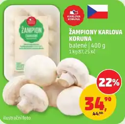 Penny Market Žampiony karlova koruna nabídka