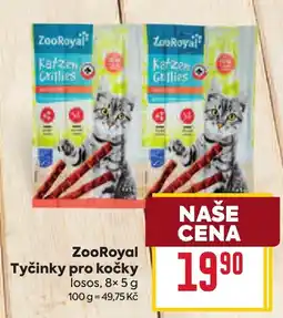 Billa ZooRoyal tyčinky pro kočky losos nabídka