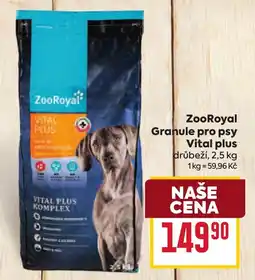 Billa ZooRoyal Granule pro psy Vital plus nabídka