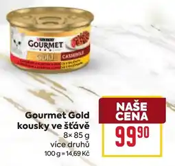 Billa Gourmet Gold kousky ve šťávě nabídka