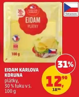 Penny Market Eidam karlova koruna plátky nabídka