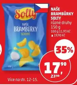Penny Market Solly brambůrky solené nabídka