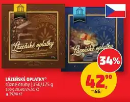 Penny Market Lázeňské oplatky nabídka