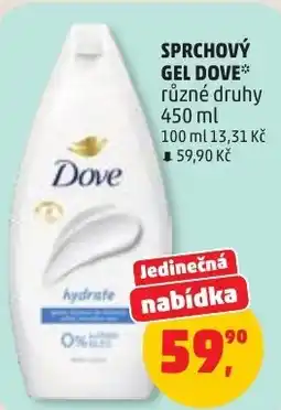 Penny Market Dove sprchový gel nabídka