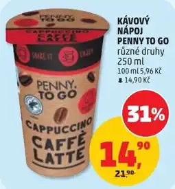 Penny Market Penny to go kávový nápoj nabídka