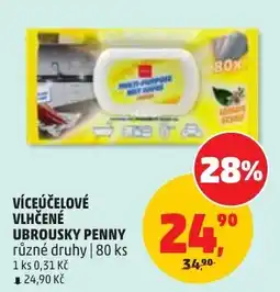 Penny Market Penny víceúčelové vlhčené ubrousky nabídka