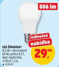 Penny Market Led žárovka nabídka
