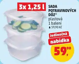 Penny Market Sada potravinových dóz nabídka