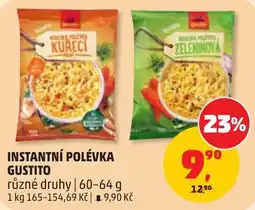 Penny Market Instantní polévka gustito nabídka