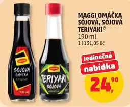 Penny Market Maggi omáčka sójová, sójová teriyaki nabídka