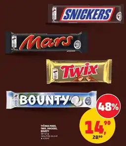 Penny Market Tyčinka Mars, Twix, Snickers, Bounty nabídka